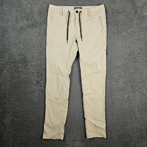 686 Everywhere Pant Slim Fit Mens 32x32 Khaki Tan Technical Stretch